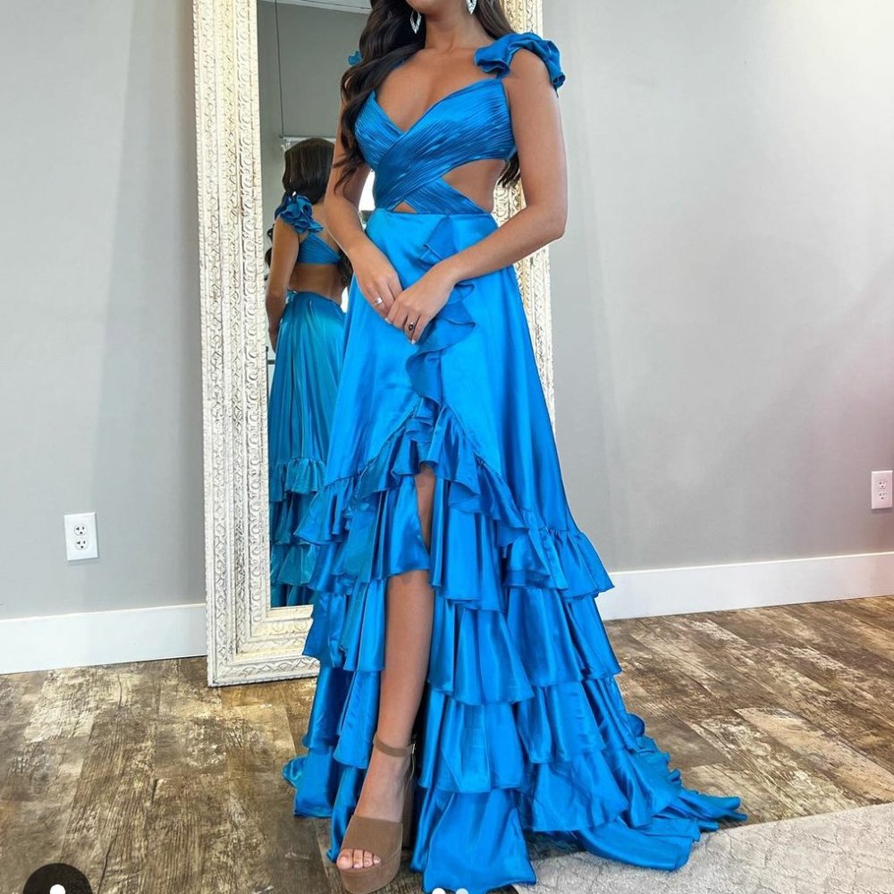 Sherri Hill 56057 Ocean Blue 00 prom dress